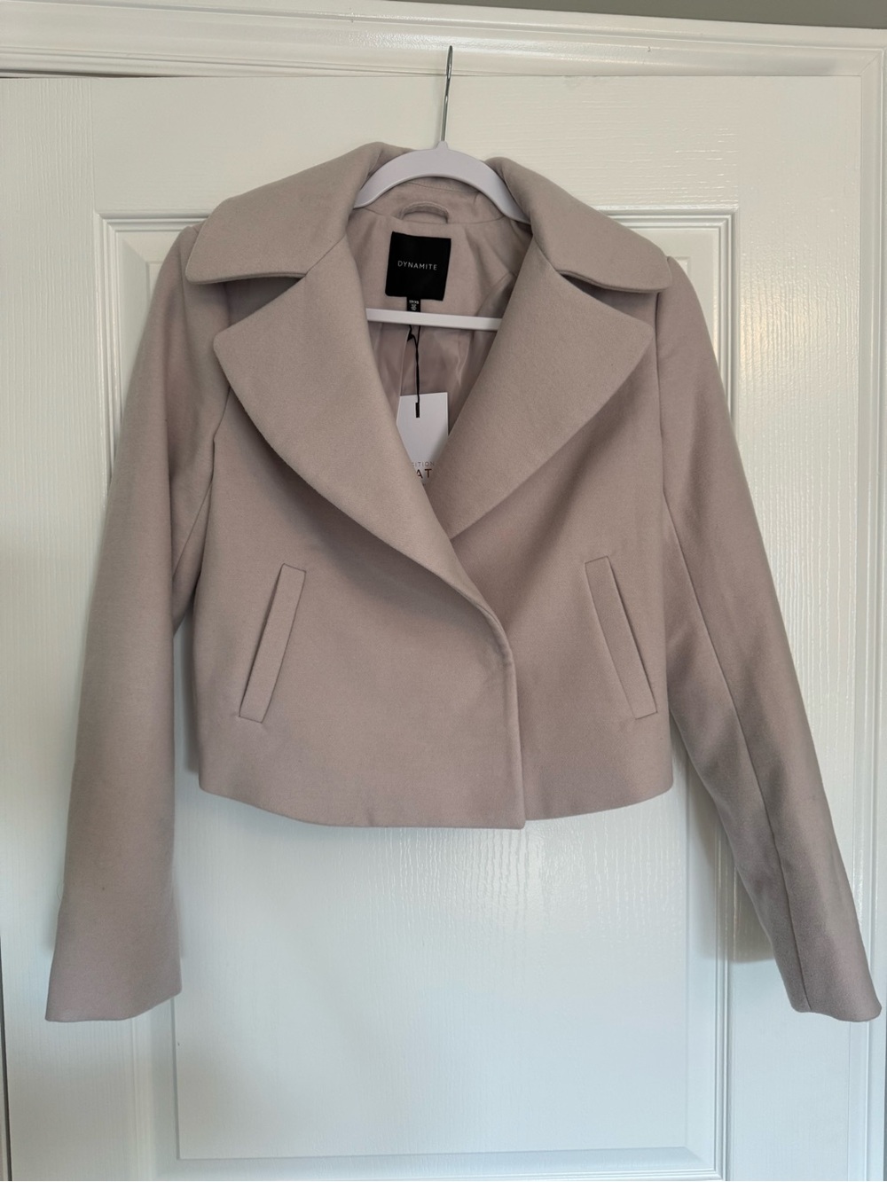 Dynamite Manteau Court Short Coat - Lilac Size XS NWT